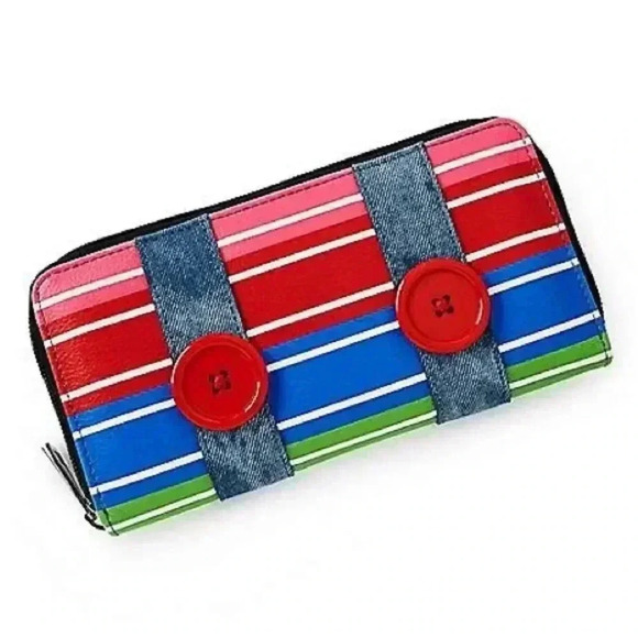 NWOT Good Guys Chucky Overalls Large Zip Wallet - Picture 1 of 6